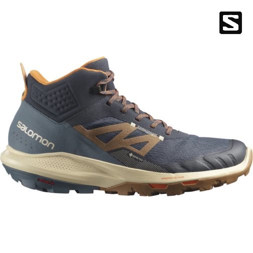 Botas Montaña Salomon Outpulse Mid GTX Hombre Grises Oscuro | MX MBXV365